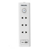 سه راهی برق 3تایی فیلیپس به همراه USB مدل CHP4330WB کابل 3 متری